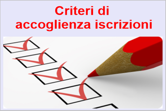 Criteri iscrizioni