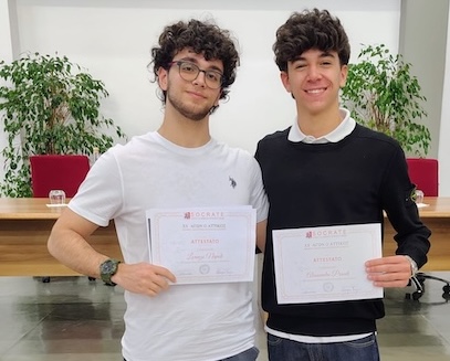 Gli studenti del Liceo premiati all' ΑΓΩΝ Ο ΑΤΤΙΚΟΣ