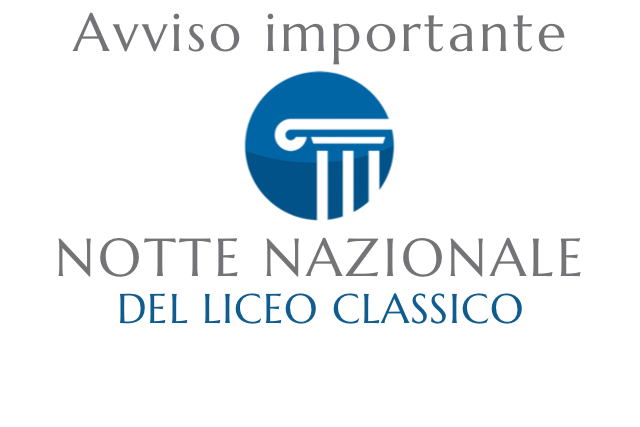 AVVISO -  Notte del Liceo Classico
